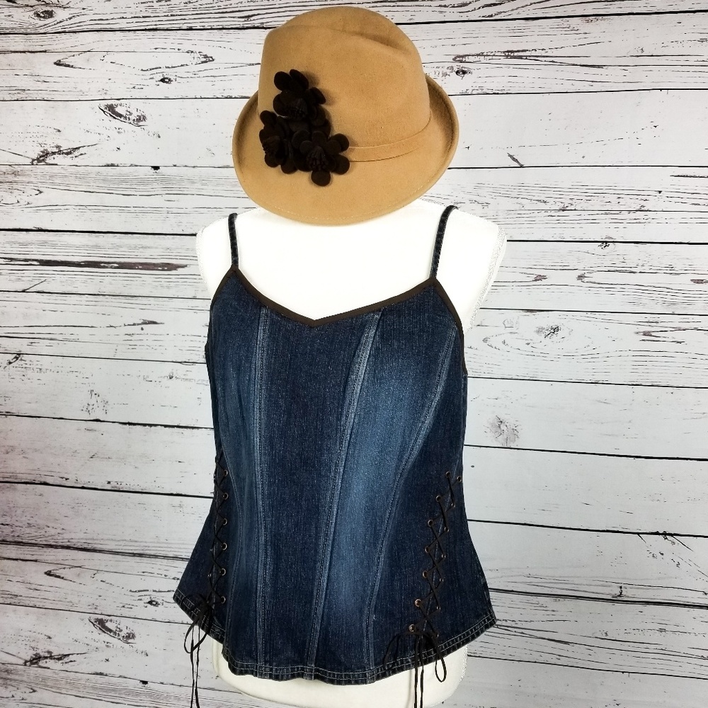 Denim top